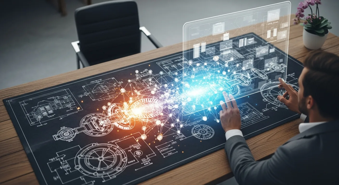 Historical timeline visualization exploring when artificial intelligence started from early concepts to modern technology.