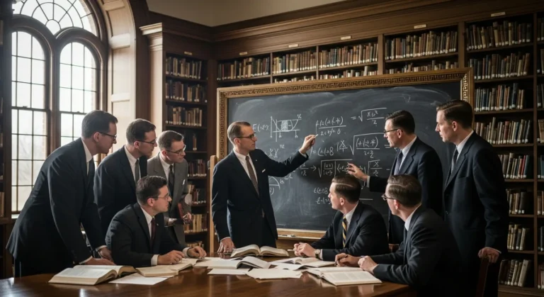 A historic room at Dartmouth College where was the term artificial intelligence coined during the 1956 workshop.