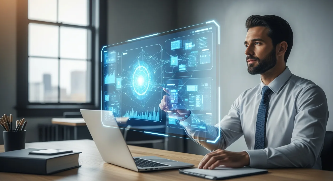 A futuristic data visualization showing why artificial intelligence is important for global innovation in 2026.